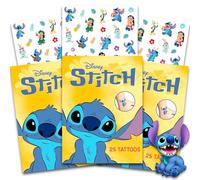 Lilo and Stitch Temporary Tattoos for Kids Bundle ~ 75 Disney Pixar Stitch Tattoos | Disney Party Favors for Kids