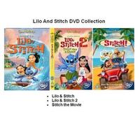 LILO AND STITCH TRILOGY 1-3 DVD MOVIE FILM DISNEY PART 1 2 3 Original UK Release