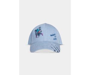 LILO AND STITCH WEIRD BUT CUTE STITCH DENIM SNAPBACK ADJUSTABLE BASEBALL CAP HAT