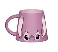 Lilo & Stitch (Angel Face Base Mug, Black Ceramic Mug 315ml / 11oz, Officially Licensed by Pyramid International, Ideal for Home, Office or Gift Use