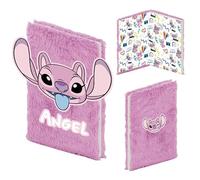 Lilo & Stitch Angel Notebook Pink Paper A5 Disney Classics, Fan Merch, Film