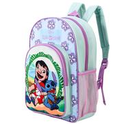 Lilo & Stitch Kids Childrens Premium Backpack School Rucksack Travel Bag Boys Girls with side mesh pocket and front zipped pocket