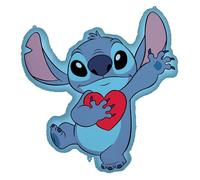 Lilo & Stitch Foil Balloon as Decoration for Birthday and Theme Party Balloon for Air and Helium, 75 x 86 cm, Children's Birthday Party Decoration Balloon