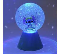 Paladone Disney Lilo & Stitch LED Glitter Ball, Officially Licensed Gift, Colour Changing Light-Up Snow Globe for Kids, Teens, Adults, Compact Design