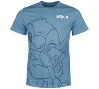 Lilo & Stitch Hugging Stitch T-Shirt blue M