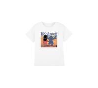 Lilo & Stitch Into The Sunset Kids T-Shirt White | Size: 5-6 Years Lilo & Stitch White 5-6 Years