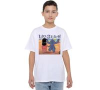 Lilo and Stitch Boys & Into The Sunset Unisex Kids T-Shirt, White, 9-10 Years UK