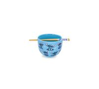Lilo & Stitch Japanese Ceramic Dinnerware Set | Includes 20-Ounce Ramen Noodle Bowl and Wooden Chopsticks