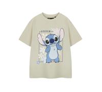 Lilo & Stitch Lilo & Stitch Girls Beige Big Character Short Sleeved T-Shirt - 3-4 Years