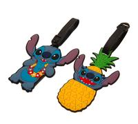 Peers Hardy Luggage Tags: Disney Lilo and Stitch Multicoloured 2 Piece Luggage Tags