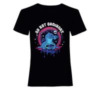 Lilo & Stitch Men's Not Ordinary T-Shirt in Black | Size: 2XL Lilo & Stitch Black 2XL