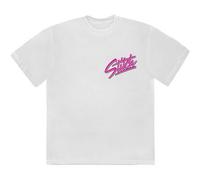 Lilo & Stitch Men's Surf Back Print T-Shirt in White | Size: Small Lilo & Stitch White S