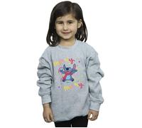 Lilo & Stitch Merry Rainbow Sweatshirt Disney Grey 9 Years
