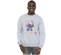 Lilo & Stitch Merry Rainbow Sweatshirt Disney Grey XXXL