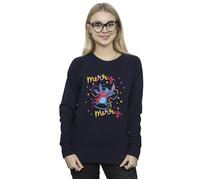 Lilo & Stitch Merry Rainbow Sweatshirt Disney Navy XXL