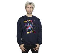 Lilo & Stitch Merry Rainbow Sweatshirt Disney Navy XXXL