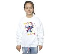 Lilo & Stitch Merry Rainbow Sweatshirt Disney White 9 Years