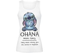 Lilo & Stitch Ohana Means Family Top white L