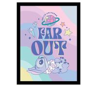 Lilo & Stitch Planetary Far Out Framed Poster Lilo & Stitch Multicolor