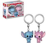 Lilo Stitch Pocket Pop Vinyl Keychain 2-Pack Stitch Angel 4 Cm - - P2222z