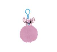 Lilo & Stitch Pom Pom Angel Keyring in Pink Lilo & Stitch Pink One Size
