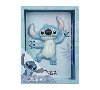Lilo & Stitch Squisy Notebook - 3D Squishy Motif on Cover in Gift Box