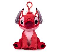 Lilo&Stitch - Stich Plush - Angel - Leroy Red with Sound 11'41"/20cm Super Soft Quality (Red)