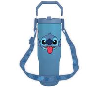 Lilo & Stitch (Stitch) 30oz/850ml Pitcher with Carry Strap, Official Disney Licensed Drinkware, BPA-Free Hydration Jug with Lid for School, Gym, Travel & Fans