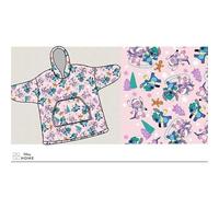 LILO & STITCH - Stitch Angel -Sweat Poncho Coral Fleece -Taille Enfant