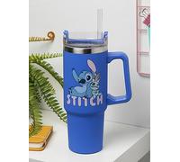 Lilo & Stitch Stitch Blue 900Ml Insulated Cup And Straw Print