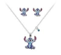 Lilo & Stitch Stitch Necklace silver colored