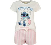 Lilo & Stitch Stitch - Time to chill Pyjama old white pink XXL