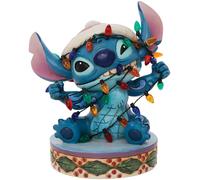 Lilo & Stitch Stitch wrapped in Christmas fairy lights Collection Figures multicolor Onesize