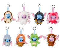 Lilo & Stitch YuYus Stitch & Angel - Vinyl Plush Pendant Keyring Pendant multicolour Onesize