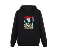 LILOCKFRESH Budgie Band Never Turn Back on a Friend Hoody Black Hooded Oversized Hoody Mens Funny Pullover Hoodys Size 3XL