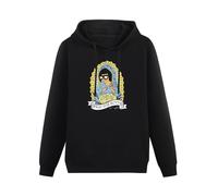 LILOCKFRESH Pray For Butt Tina Belcher Bobs Burgers St. Maria Parody Cartoon Mens Hoody Size XXL Black