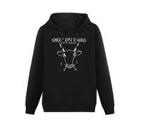LILOCKFRESH Sheep On Drugs Best Of A Bad Album Sweatershirt Hoodie Mens Size XL Black