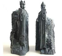 LILOVE Hobbit Third The Gates Of Gondor Argonath Statue Bookends 14cm Resin Book Holders