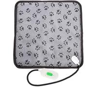 LILOVE Pet Heating Pad, Upgraded Dog Electric Heating Pad, 45x45cm Large Waterproof Adjustable Warming Mat for Cats, Pet Heat Blanket with Chew Resistant Steel Cord.