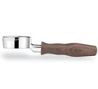 LILQ 58mm Bottomless Naked 2 Ears Portafilter Compatible with E61 Grouphead Machines- Includes 18-20g Basket (Walnut, 58mm For E61)