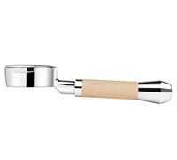 LILQ 58mm Bottomless Naked 2 Ears Portafilter Compatible with E61 Grouphead Machines- Includes 18-20g Basket (Maple Fusion, 58mm for E61)