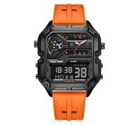 LILUOKE Mens Watches, Wrist Watches Luminous Design, Big Face Fashion Quartz Black Watch 30ATM, Casual Watch for Men Unique Gifts for Men, DT-LK9022G-01