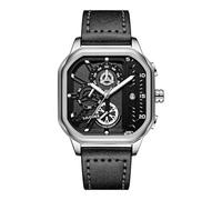 LILUOKE Mens Watches, Wrist Watches Luminous Design, Big Face Fashion Quartz Black Watch 30ATM, Casual Watch for Men Unique Gifts for Men, DT-LK9010G-05