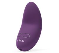 Lily 3 Compact Rechargeable Clitoral Massager in Aqua Green, Size 3.9 cm x 3.4 cm x 7.4 cm, Color Purple