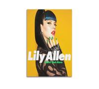 Lily Allen Print Album Cover Signed Limited Poster,Music Cover Posters,Pop Hip Hop Rap Singer Star Music Poster Aesthetic Canvas Wall Art for Girl And Boy Teens Dorm Decor 12x18inch(30x45cm) Unframe-s