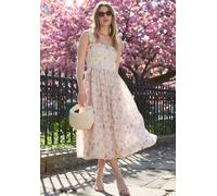 Lily And Lionel Annie Smocked Wishing Well Print Maxi Dress In Multi Multi 8