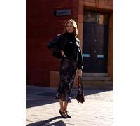 Lily and Lionel Poppy Bias Cut Zodiac Print Midi Skirt In Multi - 12