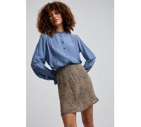 Lily and Lionel Sadie Flare Leopard Print Mini Skirt In Brown - 12