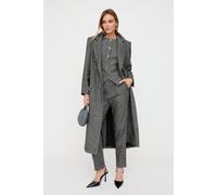Lily and Lionel Women's Jakki Tailored Herringbone Coat In Grey | Size: 10 Lily and Lionel Grey 10