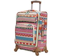 Lily Bloom Carry On Expandable Design Pattern Luggage with Spinner Wheels (20in, On the Prowl)